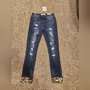 Kancan leopard jeans